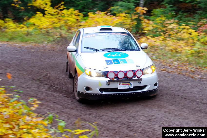 Sam Jacques / Trevor LaCombe Subaru Impreza on SS3, Bob Lake I.