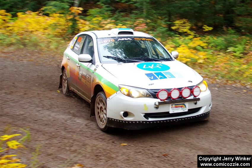 Sam Jacques / Trevor LaCombe Subaru Impreza on SS3, Bob Lake I.