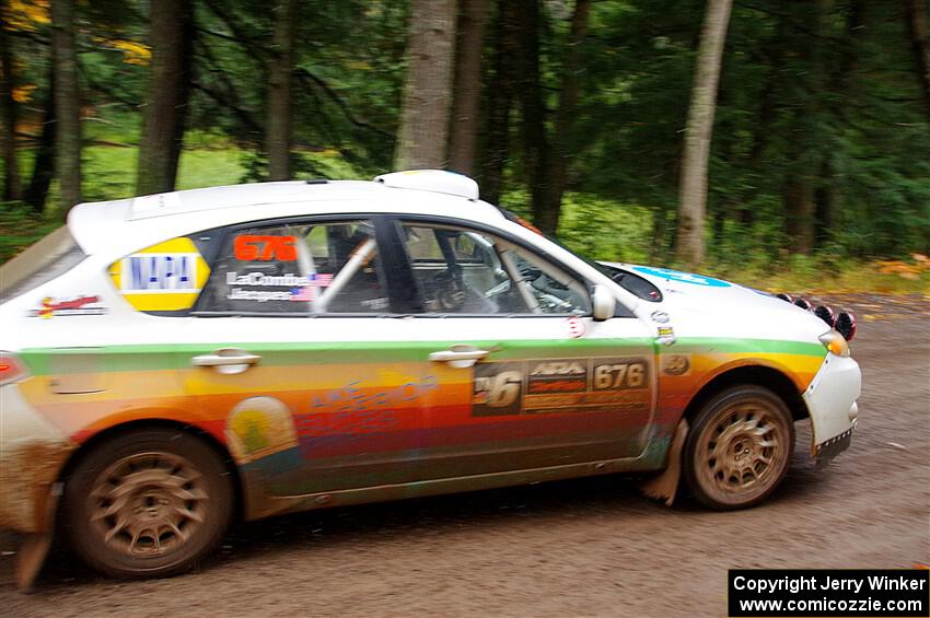 Sam Jacques / Trevor LaCombe Subaru Impreza on SS3, Bob Lake I.