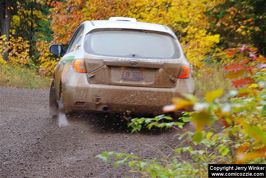 Sam Jacques / Trevor LaCombe Subaru Impreza on SS3, Bob Lake I.