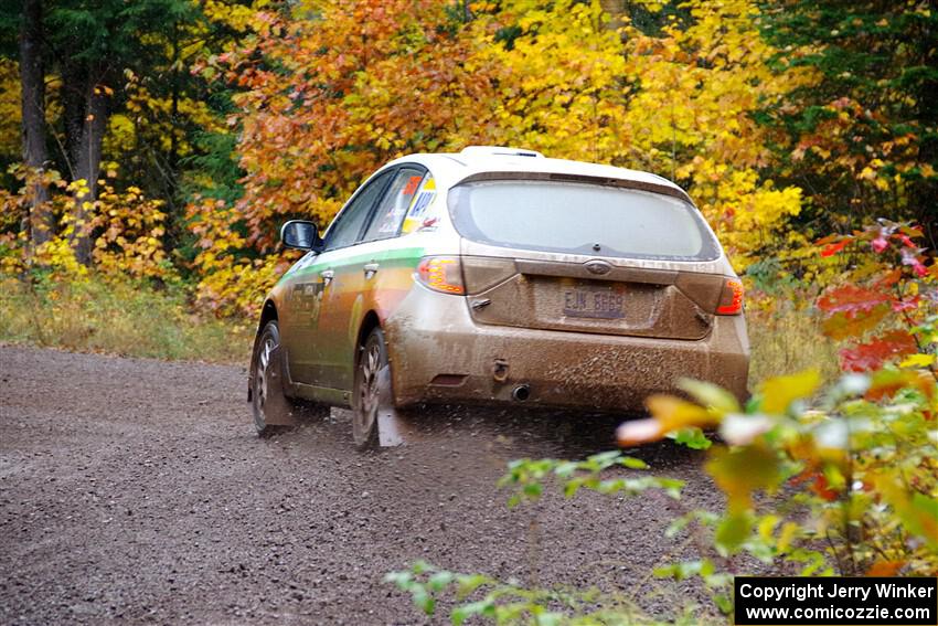 Sam Jacques / Trevor LaCombe Subaru Impreza on SS3, Bob Lake I.