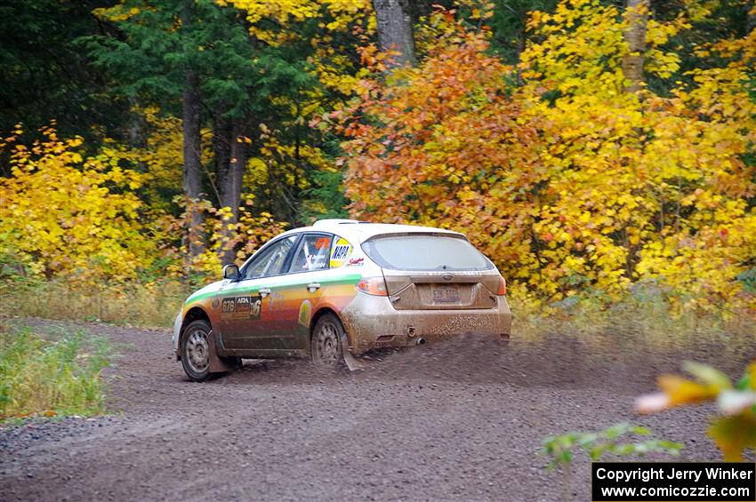 Sam Jacques / Trevor LaCombe Subaru Impreza on SS3, Bob Lake I.