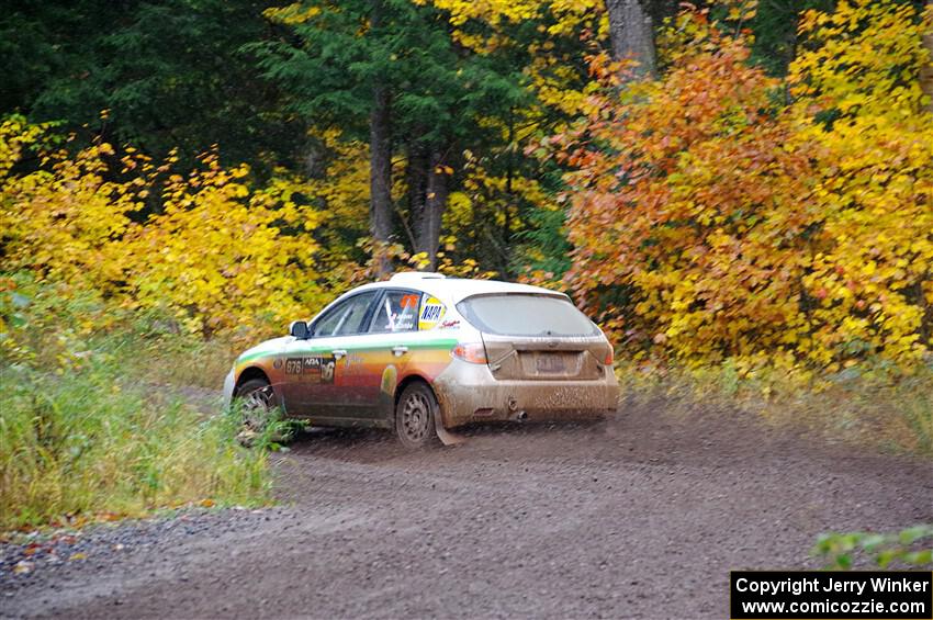 Sam Jacques / Trevor LaCombe Subaru Impreza on SS3, Bob Lake I.