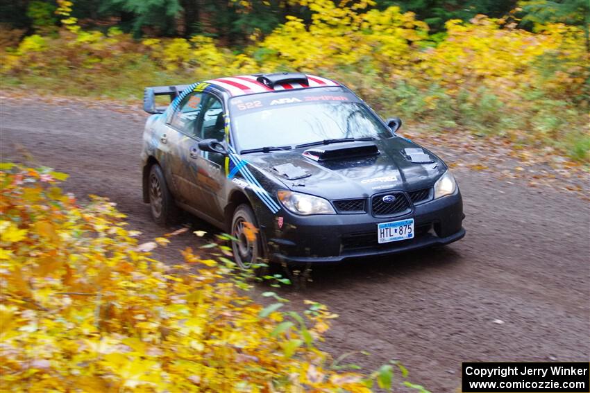 Matt James / Jackie James Subaru Impreza on SS3, Bob Lake I.