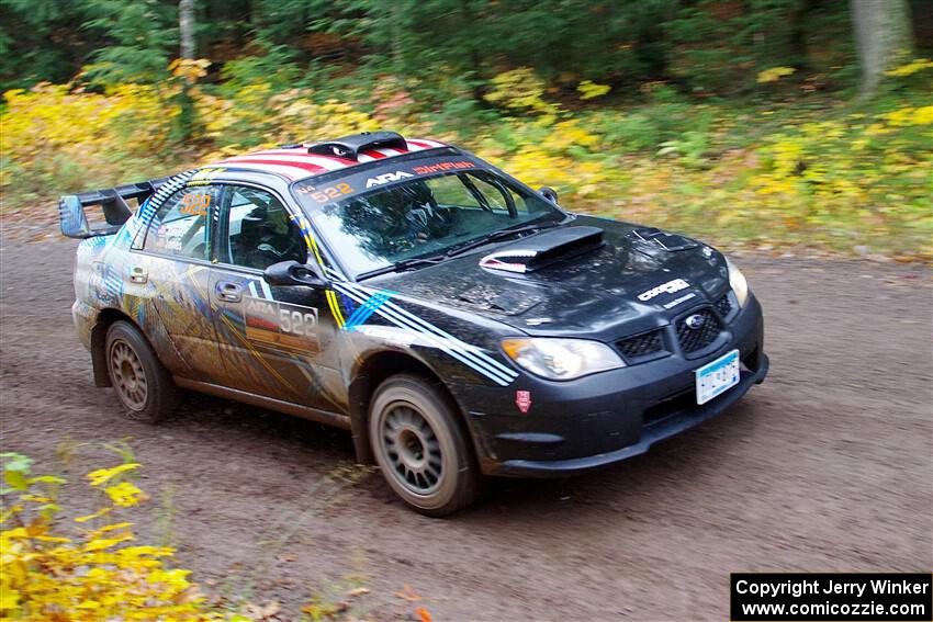 Matt James / Jackie James Subaru Impreza on SS3, Bob Lake I.