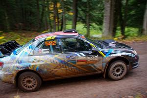 Matt James / Jackie James Subaru Impreza on SS3, Bob Lake I.