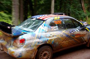 Matt James / Jackie James Subaru Impreza on SS3, Bob Lake I.