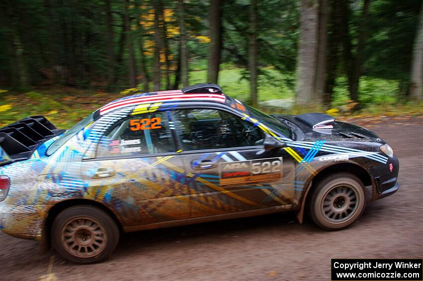 Matt James / Jackie James Subaru Impreza on SS3, Bob Lake I.