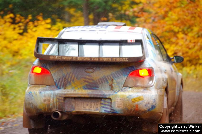 Matt James / Jackie James Subaru Impreza on SS3, Bob Lake I.