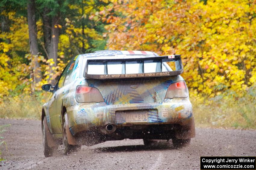 Matt James / Jackie James Subaru Impreza on SS3, Bob Lake I.