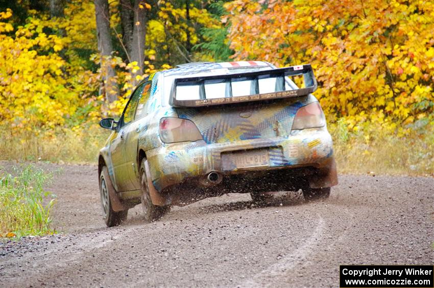 Matt James / Jackie James Subaru Impreza on SS3, Bob Lake I.