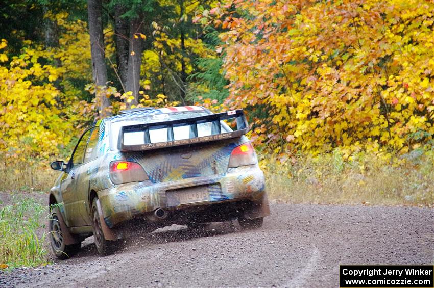 Matt James / Jackie James Subaru Impreza on SS3, Bob Lake I.