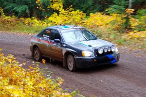 Andrew Dustman / Rachel Dustman Subaru Impreza on SS3, Bob Lake I.