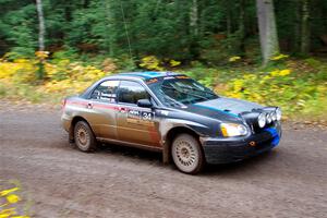 Andrew Dustman / Rachel Dustman Subaru Impreza on SS3, Bob Lake I.