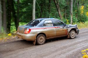 Andrew Dustman / Rachel Dustman Subaru Impreza on SS3, Bob Lake I.