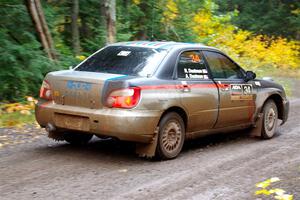 Andrew Dustman / Rachel Dustman Subaru Impreza on SS3, Bob Lake I.