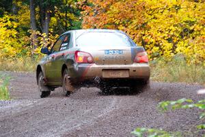 Andrew Dustman / Rachel Dustman Subaru Impreza on SS3, Bob Lake I.