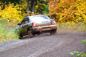 Andrew Dustman / Rachel Dustman Subaru Impreza on SS3, Bob Lake I.