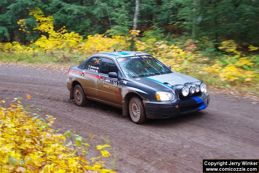 Andrew Dustman / Rachel Dustman Subaru Impreza on SS3, Bob Lake I.