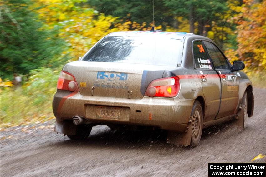 Andrew Dustman / Rachel Dustman Subaru Impreza on SS3, Bob Lake I.