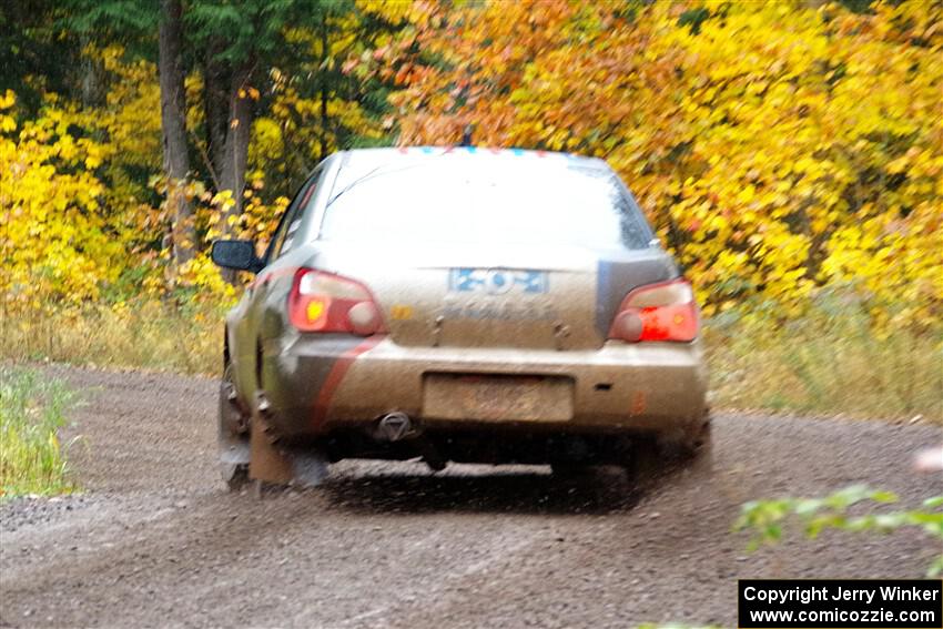 Andrew Dustman / Rachel Dustman Subaru Impreza on SS3, Bob Lake I.