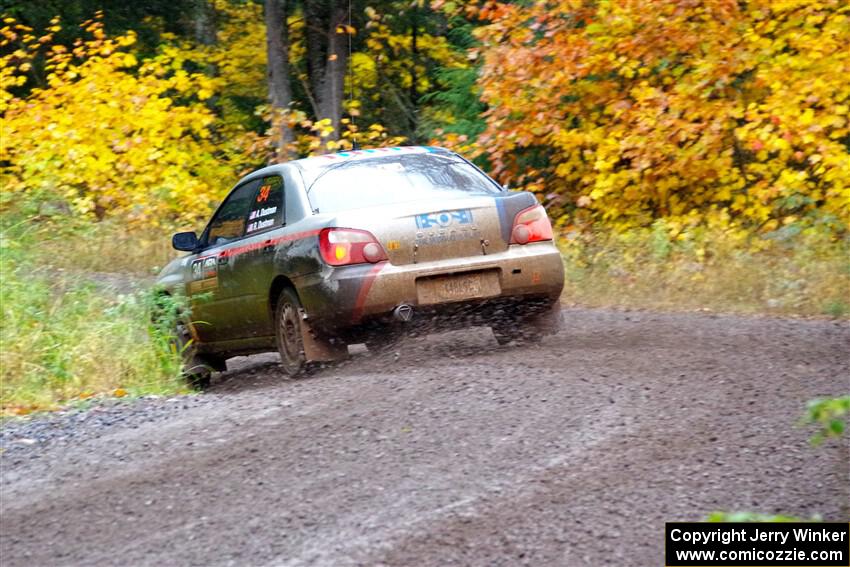 Andrew Dustman / Rachel Dustman Subaru Impreza on SS3, Bob Lake I.