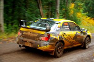 Colin Schulz / Jake Carlson Subaru WRX STi on SS3, Bob Lake I.