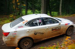 Michael Eckstein / Zach Pfeil Lexus IS250 on SS3, Bob Lake I.