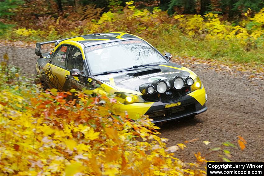 Colin Schulz / Jake Carlson Subaru WRX STi on SS3, Bob Lake I.