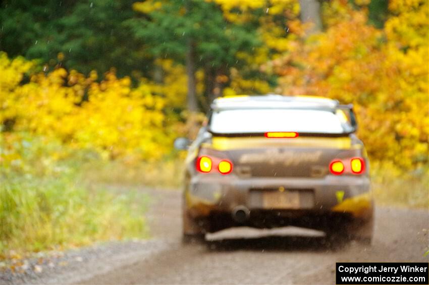 Colin Schulz / Jake Carlson Subaru WRX STi on SS3, Bob Lake I.