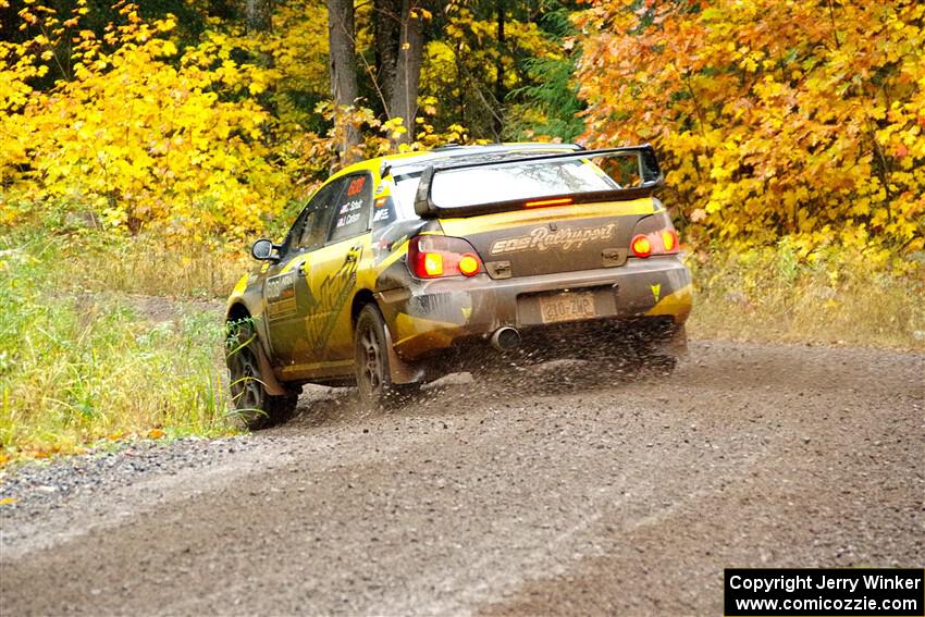 Colin Schulz / Jake Carlson Subaru WRX STi on SS3, Bob Lake I.