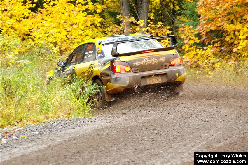 Colin Schulz / Jake Carlson Subaru WRX STi on SS3, Bob Lake I.