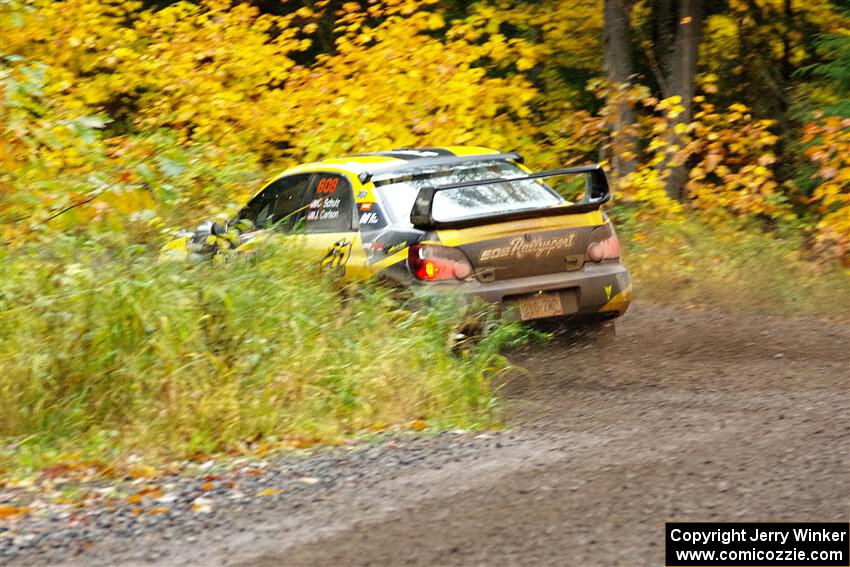 Colin Schulz / Jake Carlson Subaru WRX STi on SS3, Bob Lake I.