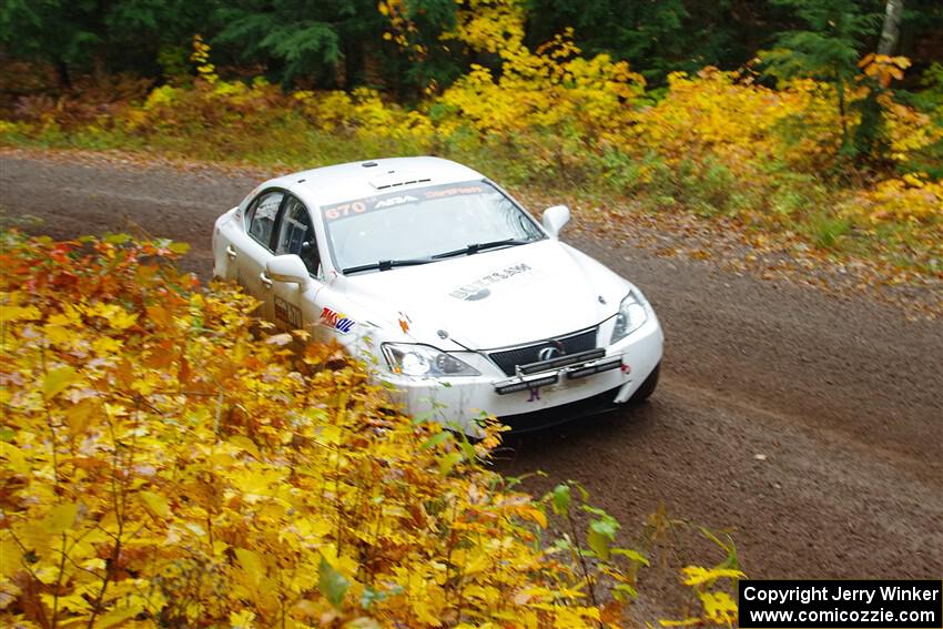 Michael Eckstein / Zach Pfeil Lexus IS250 on SS3, Bob Lake I.