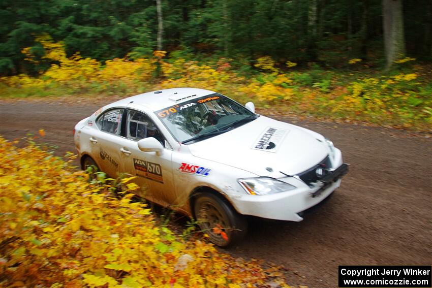 Michael Eckstein / Zach Pfeil Lexus IS250 on SS3, Bob Lake I.