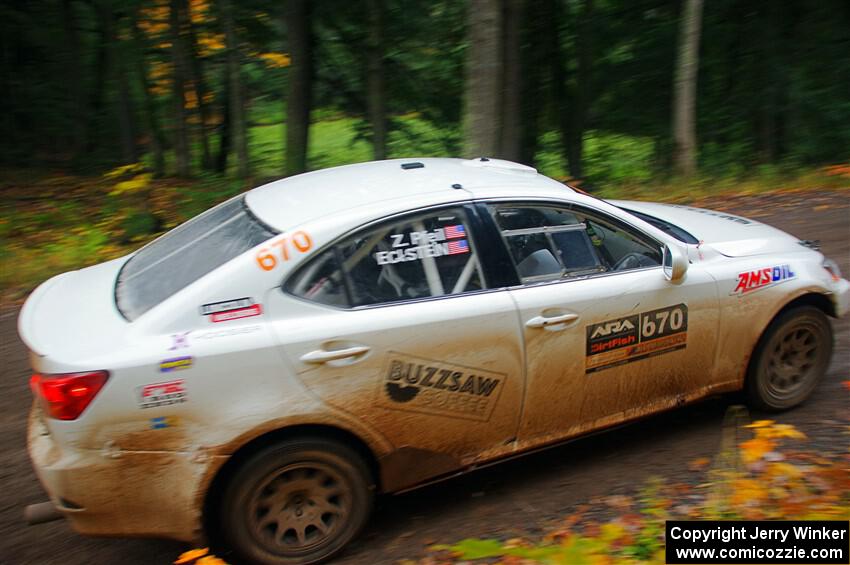 Michael Eckstein / Zach Pfeil Lexus IS250 on SS3, Bob Lake I.