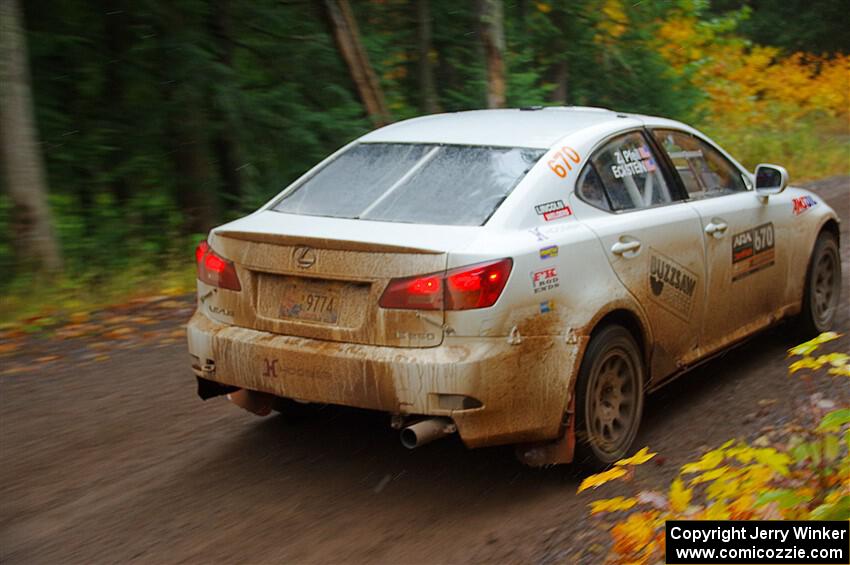 Michael Eckstein / Zach Pfeil Lexus IS250 on SS3, Bob Lake I.