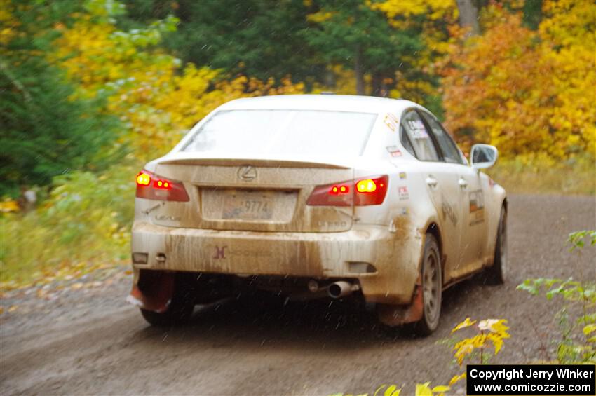 Michael Eckstein / Zach Pfeil Lexus IS250 on SS3, Bob Lake I.