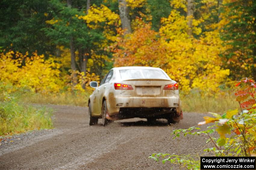 Michael Eckstein / Zach Pfeil Lexus IS250 on SS3, Bob Lake I.