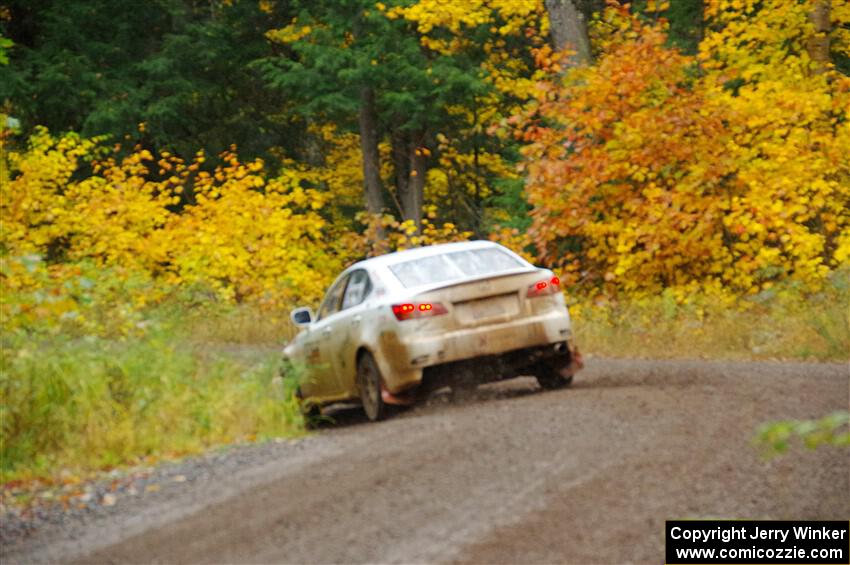 Michael Eckstein / Zach Pfeil Lexus IS250 on SS3, Bob Lake I.