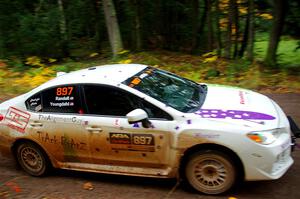 Jamey Randall / Geoff Youngdahl Subaru WRX on SS3, Bob Lake I.