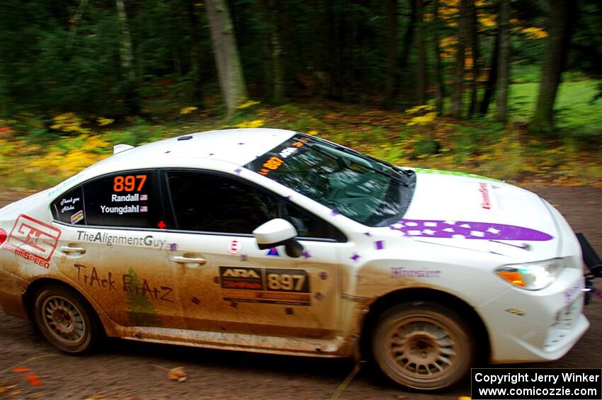 Jamey Randall / Geoff Youngdahl Subaru WRX on SS3, Bob Lake I.