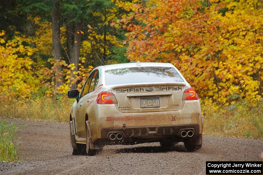 Jamey Randall / Geoff Youngdahl Subaru WRX on SS3, Bob Lake I.