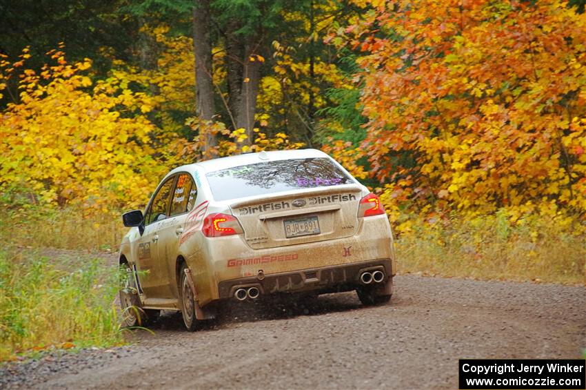 Jamey Randall / Geoff Youngdahl Subaru WRX on SS3, Bob Lake I.