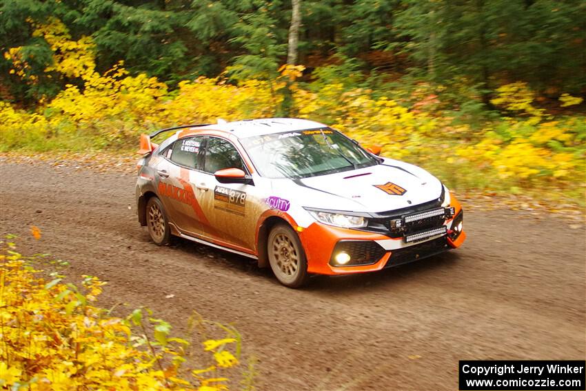 Gabriel Nieves / Thomas Hoster Honda Civic Hatchback Sport on SS3, Bob Lake I.