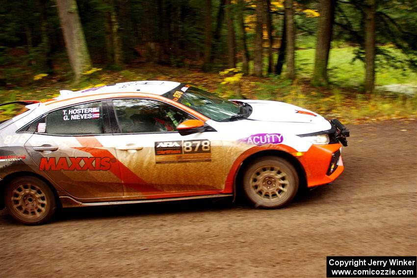 Gabriel Nieves / Thomas Hoster Honda Civic Hatchback Sport on SS3, Bob Lake I.