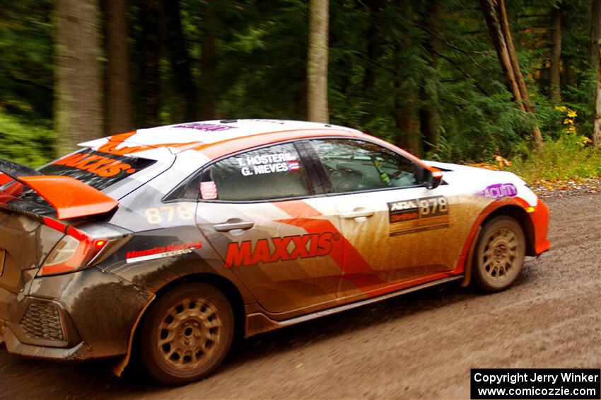 Gabriel Nieves / Thomas Hoster Honda Civic Hatchback Sport on SS3, Bob Lake I.