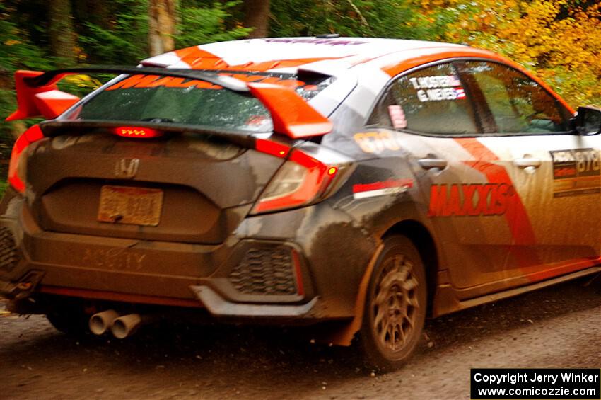 Gabriel Nieves / Thomas Hoster Honda Civic Hatchback Sport on SS3, Bob Lake I.