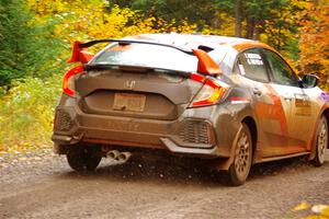 Gabriel Nieves / Thomas Hoster Honda Civic Hatchback Sport on SS3, Bob Lake I.