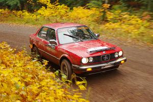 Levi Johnson / Griffin Johnson BMW 325e on SS3, Bob Lake I.